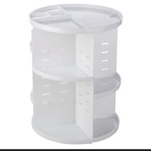 White Rotating Storage Organizer